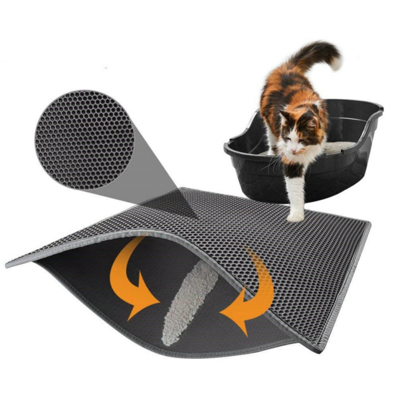 Cat Litter Honeycomb Waterproof Pad - Smoothy Paws